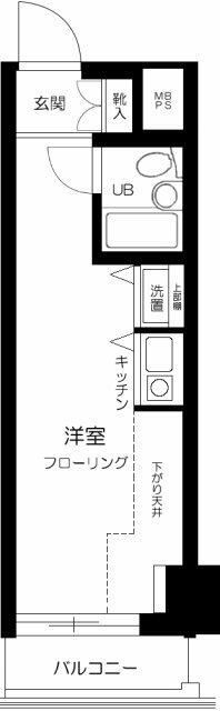 スカイノブレ御徒町の間取り|間取りです。