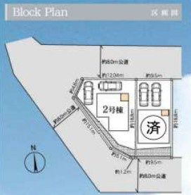 【区画図】 | 藤沢市片瀬山1丁目 新築戸建 全2棟