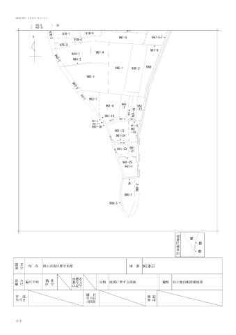 岡山市南区郡の売地の地図