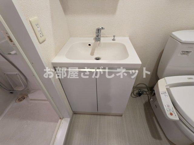 プレミアムキューブ東十条アリアの独立洗面台