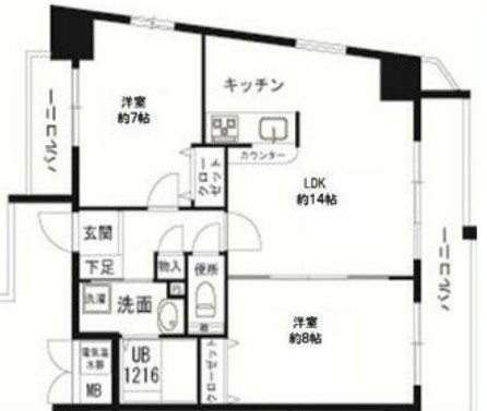 【間取り】 | パークシティ玉造
