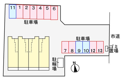 【駐車場】 | ソレイユ | 駐車場