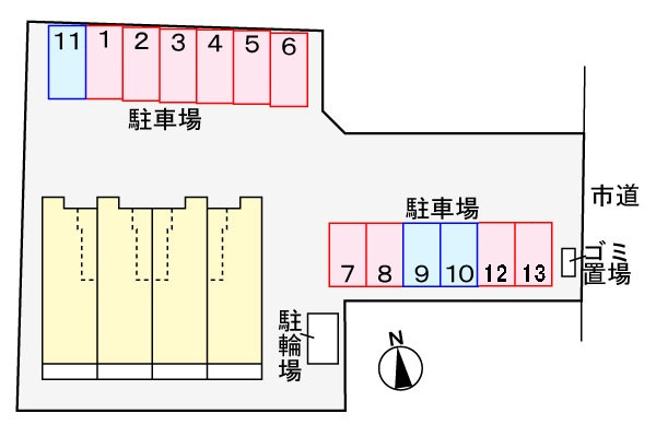 【駐車場】 | ソレイユ | 駐車場