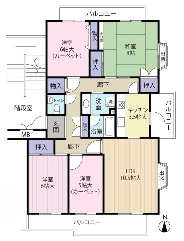 広い室内です