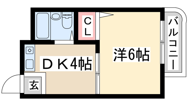 【間取り】 | 時山クリーンハイツ淡路