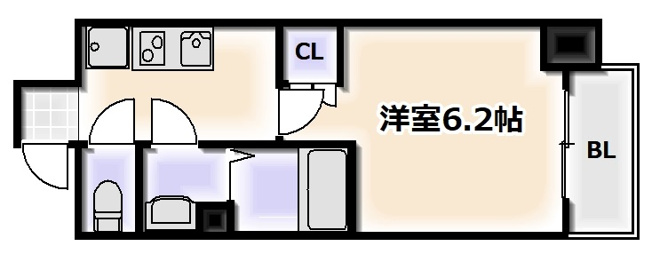 【間取り】 | グランエクラ今宮戎