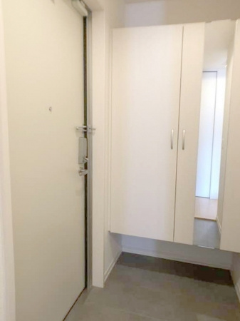 abcdマンション綾園の玄関|シンプルで使いやすい玄関です