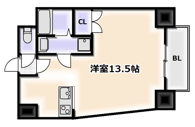 【間取り】 | グランエクラ今宮戎