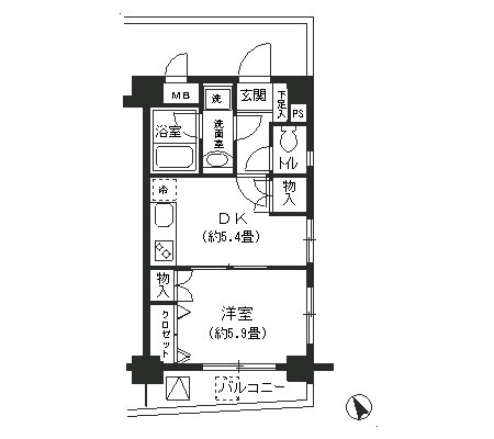 ＢＡＹ・ＷＥＳＴの間取り