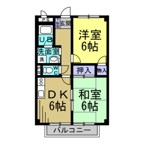 サニーハウス石田の間取り