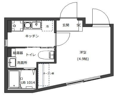 D-STYLE三ノ輪Ⅱ【おとり物件なし】#学生・社会人にオススメ！初期費用分割払いOK！の間取り