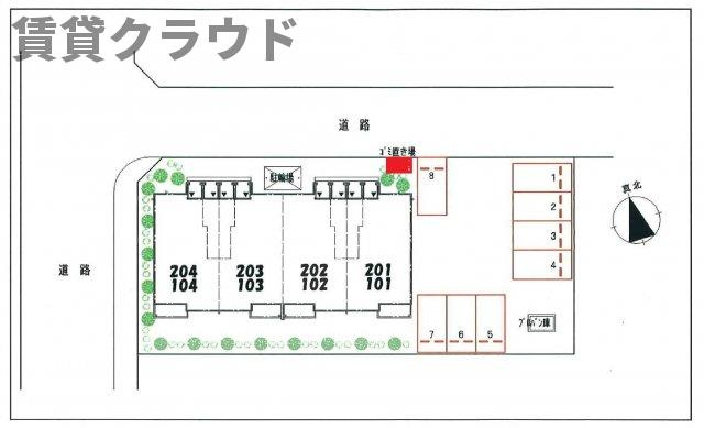 グランシエルⅠの駐車場|駐車場があるので、車を買う予定の方も安心です