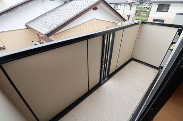 エスコルタ新町　Cのバルコニー