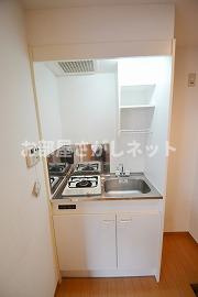 板橋区板橋２丁目の賃貸マンションのキッチン