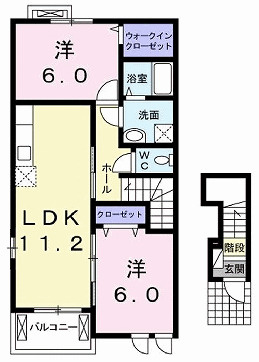 ベル　アンジュの間取り