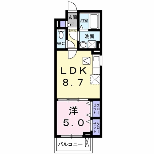 ソフィアコート加古川の間取り