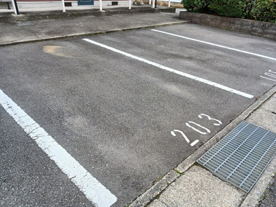 【駐車場】 | ビューハイツ横尾 | 駐車場があります