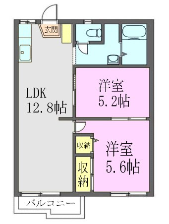 【間取り】 | グリーンハイム（シャーメゾン）
