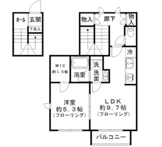 【間取り】 | メゾン・ドゥ・ベージュ・エ・グリーズ | 間取りです。