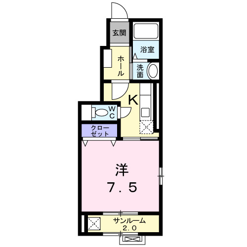 サニ－ヒルズⅡの間取り