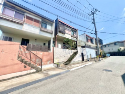 【前面道路含む現地写真】 | 宇治市明星町１丁目　土地 | 南西向きの高台につき、日当たり・通風良好です。