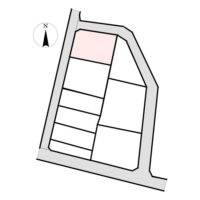 11/18新規　土地　高山市中山町　2236万（角地）の土地図