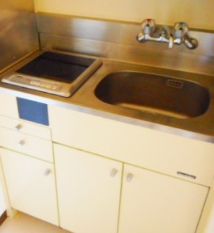 大和市上草柳３丁目の賃貸マンションのキッチン