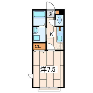 K.M.H.COURTTERRACEの間取り|間取り図
