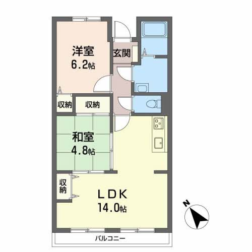 雅マンションの間取り