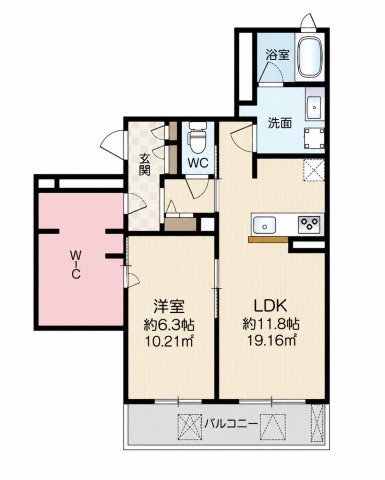 ローズメゾンYの間取り