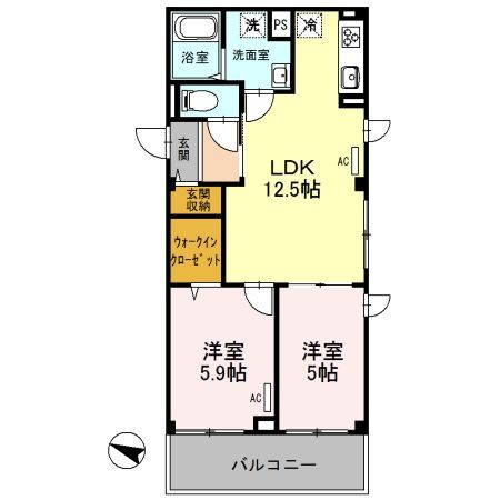 【間取り】 | クレリアス若葉