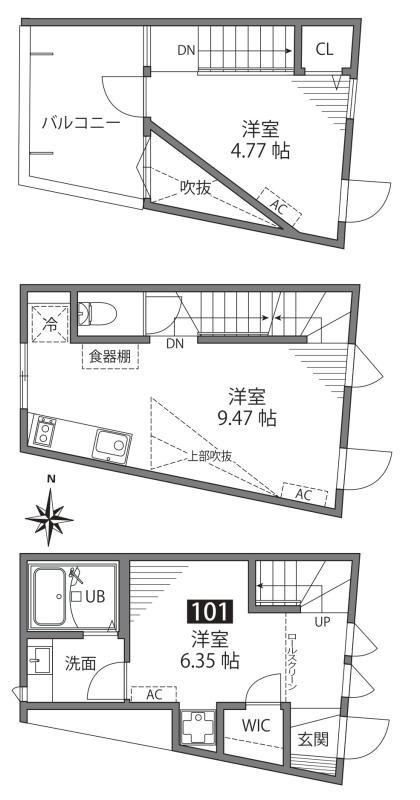 グランエッグス世田谷砧の間取り|間取り図