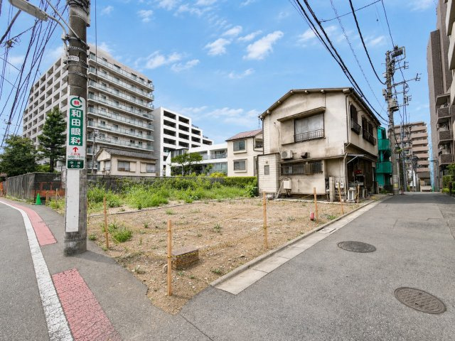 品川区中延6丁目　建築条件無し売地の前面道路含む現地写真|2026.07.25撮影

現地ご見学希望・資料請求などお気軽にお問い合わせ下さい！
03-5990-5201