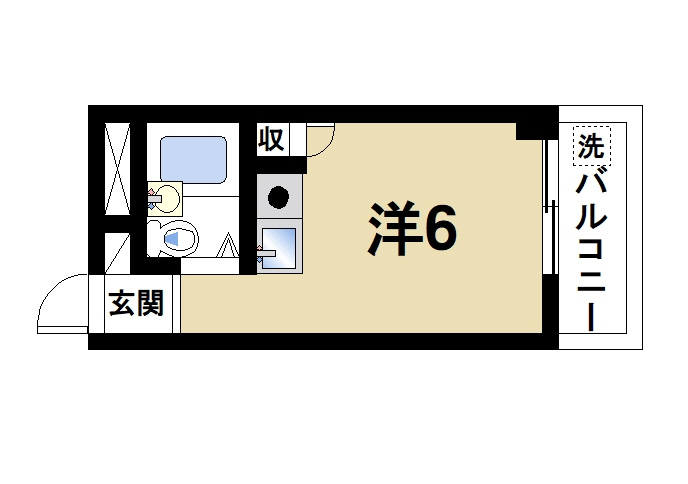 コーポ平和の間取り