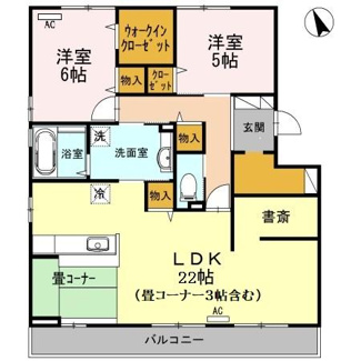 【間取り】 | カーサ・ソレアード | 3LDK