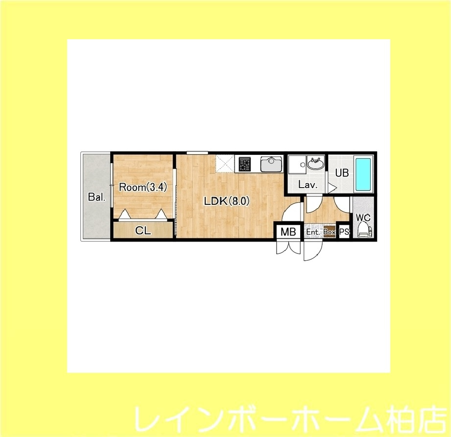 担当エリアのルームアドバイザーが直接対応いたしますの間取り