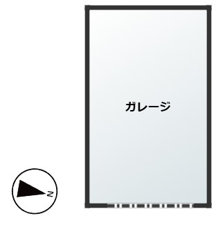 仮称　鹿渡ストレージの間取り