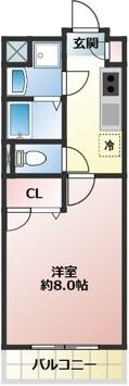 所沢市上新井５丁目の賃貸マンションの間取り