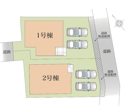 【区画図】 | 藤沢市辻堂新町5期 新築戸建 全2棟