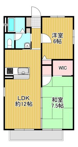 モナハイツの間取り