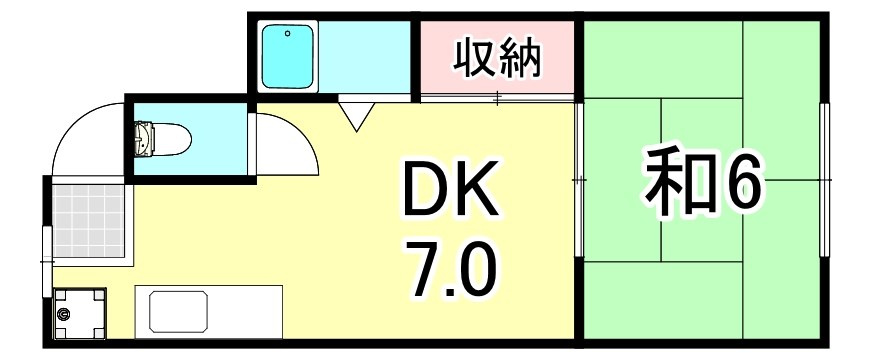ハイツ永沢の間取り
