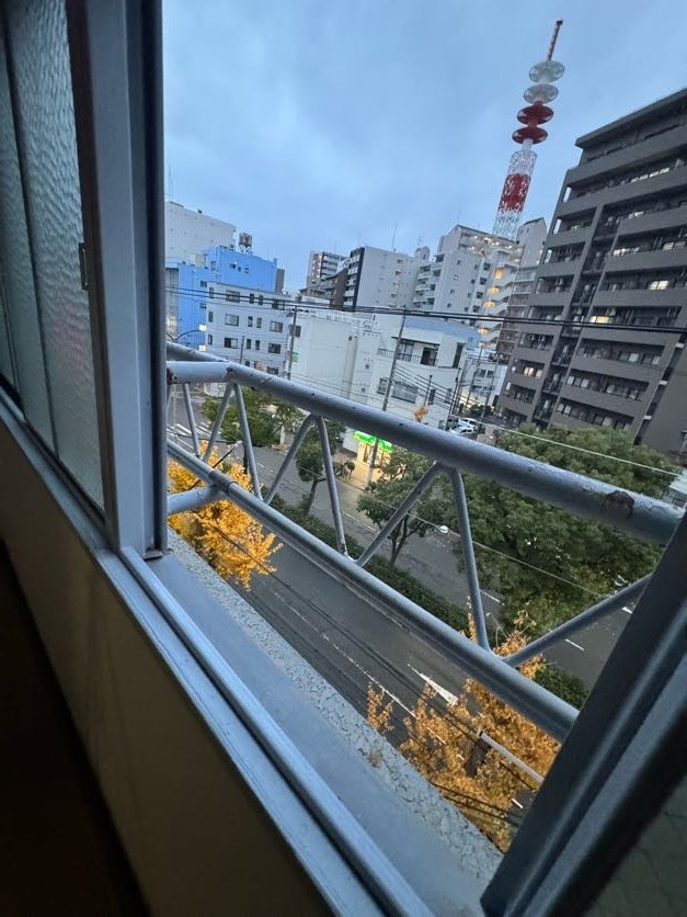ハイツ永沢のバルコニー