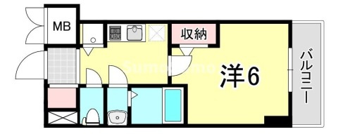 エスリードレジデンスグラン神戸三宮シティの間取り