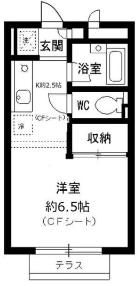 シャルマン前原の間取り