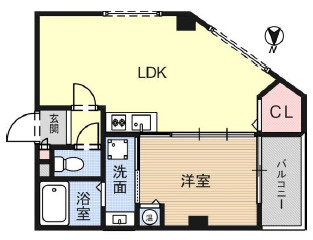 カサ内本町の間取り