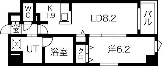 シャルマン愛知の間取り