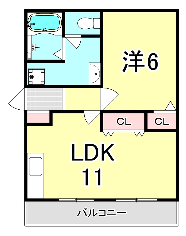 アルシュ甲子園口の間取り