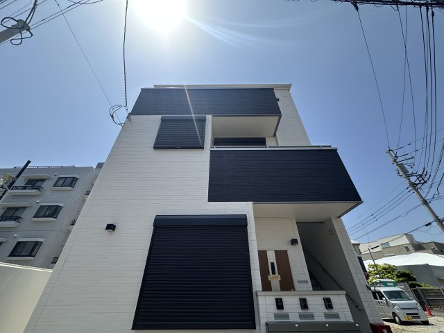 川崎市多摩区中野島４丁目のアパートの外観