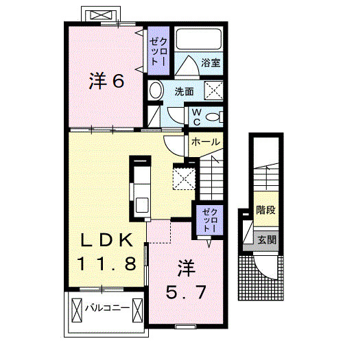 【間取り】 | グランプラザ弐番館