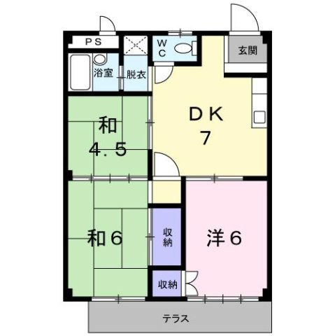 【間取り】 | シティハイツ田中